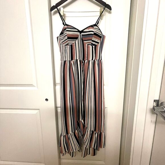 Maurices Dresses & Skirts - Maurices Women's Striped Casual Button Down Maxi Dress Size M